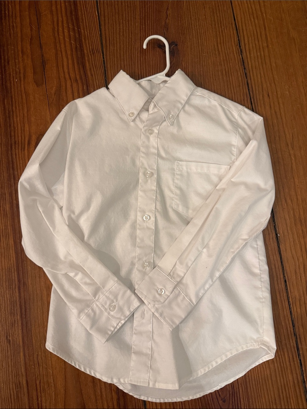 French Toast White Button-Down Dress Shirt for Kids